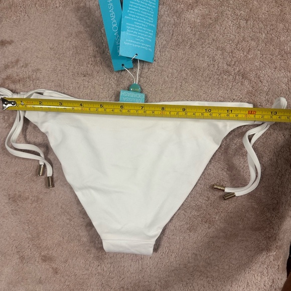 bikini string bottom, white US size 4 by Melissa Odabash - Picture 11 of 12